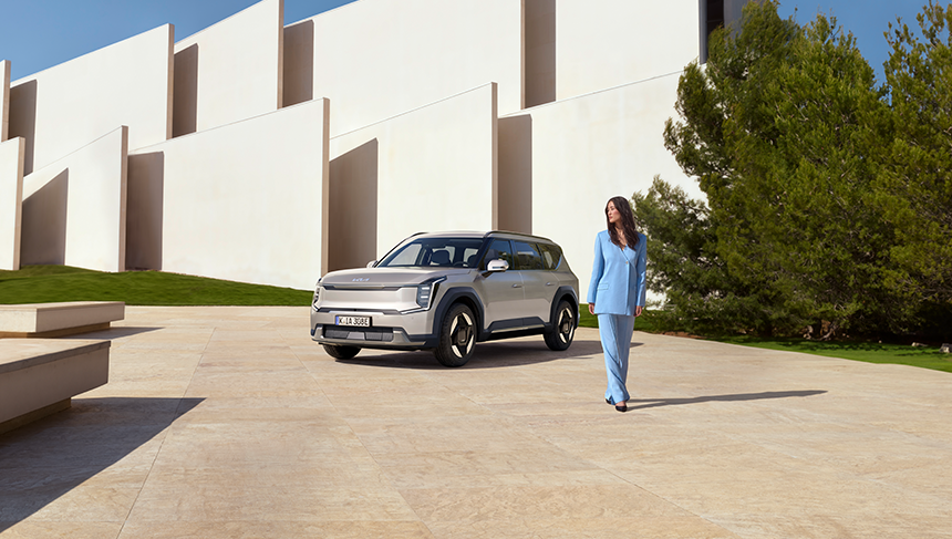 Erleben Sie die EV9-Air-Ausstattung