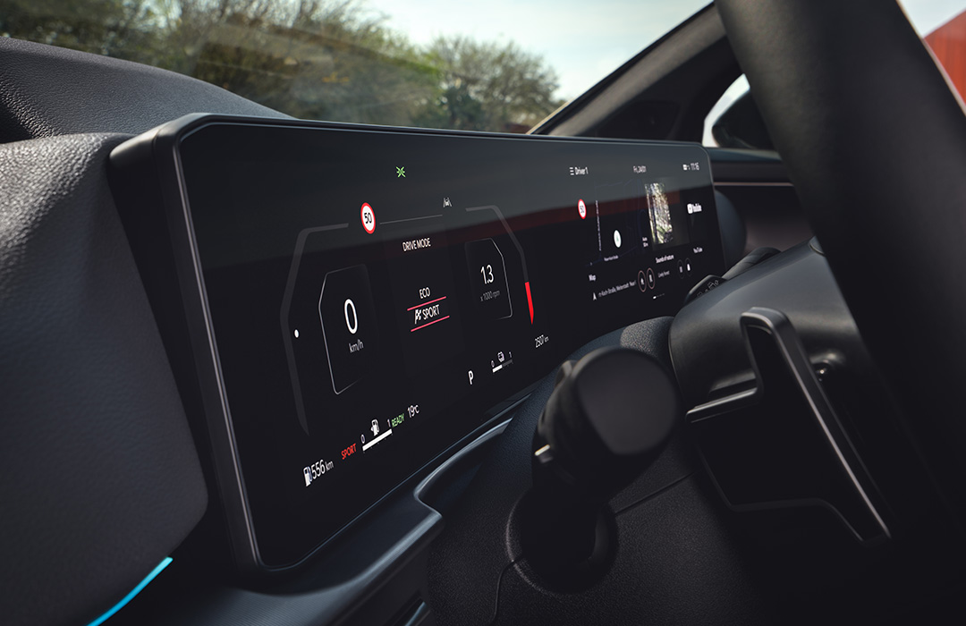 Integriertes Panoramadisplay